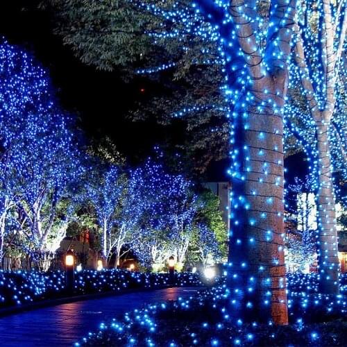 New 10M 100LED Copper Wire LED String lights Waterproof Holiday Lighting Fairy Christmas Wedding Party Decoration US PLUG 110V
