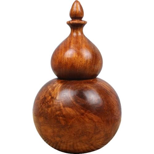 NEWYEARNEW Vietnam mahogany Bruma Rosewood Toothpick Holder shape gourd Toothpick barrel Wood toothpick box Toothpick tank
