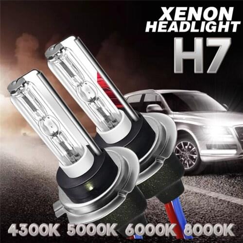 2PCS for HID Xenon Bulb Light Lamp H7 TXVSO8 55W H7 Car Xenon Headlights for HID Bulbs Kit 4300K 5000K 6000K 8000K