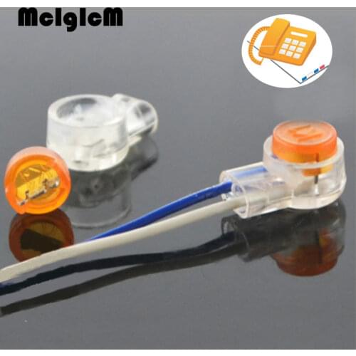 200PCS/LOT Connector terminal K1 phone line connector UY1 Single Blade Wiring Cable Terminals Connector For Telephone