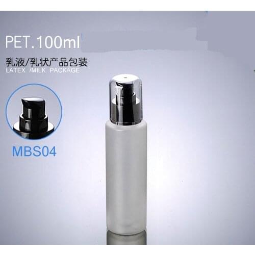 300pcs/lot Plastic Frosted 100ml PET Empty Spray Bottle For Make Up And Skin Care, Refillable Pump Lotion Cream Bottle