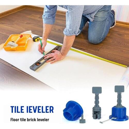 50Pcs/set Level Wedges Tile Spacers For Flooring Wall Tile Spacer Carrelage Tile Leveling System Leveler Locator Spacers Plier