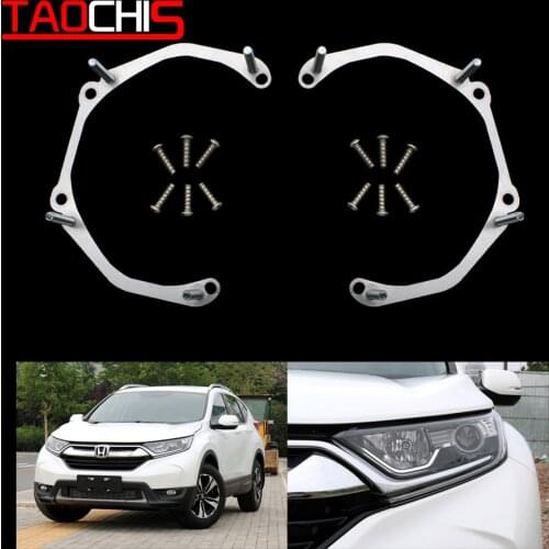 TAOCHIS Retrofit Auto car frame adapter Head light for HONDA CRV CR-V Hella 3R G5 5 Bi xenon Projector lens