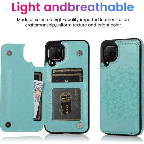 Retro Cases For HUAWEI P40 Lite P40 Pro Plus Mate 30 Pro Multi Card Holder Wallet Case Shockproof PU Flip Leather Phone Cover