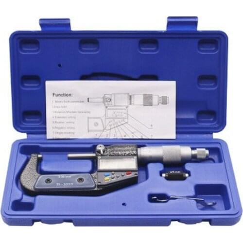 Common Rail Injector Washer Measuring Electronic Digital Micrometer 0.001mm 0-25mm Scale Micrometer