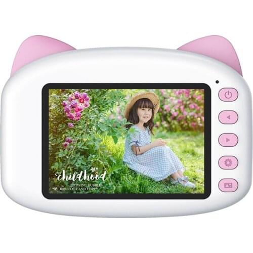 2021 new X900 childrens camera 3.5-inch big screen cartoon digital camera, cute camera and games, the best gift for children