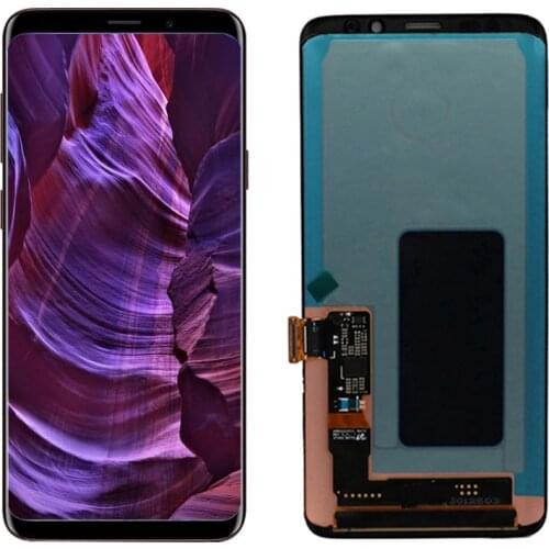 Original Display with frame for SAMSUNG Galaxy S9 G960 S9 Plus G965 G965F LCD Touch Screen Digitizer Assembly Burn In Shadow