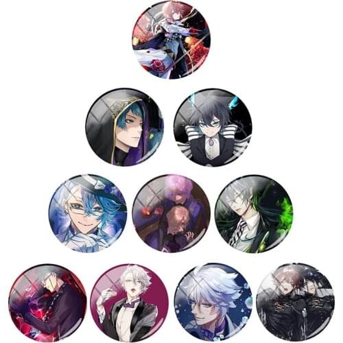 TAFREE 12-25mm Size Round Vintage Images Print Glass Beads Handmade Jewelry Accessory Making For Keychain Necklace Bracelets