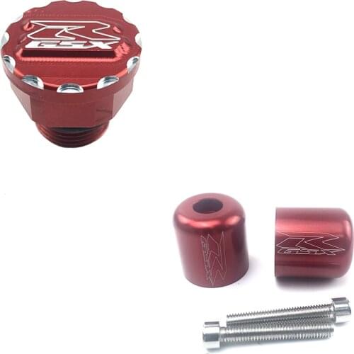 Oil Filler Cap Scre / Hand Grips Handlebar Bar End For Suzuki GSX-R 600 GSXR 750