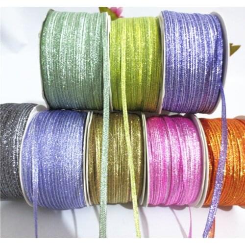 New 9Colors 3mmX274m / roll strong weave lace silk satin nylon rope tag label cake box DIY