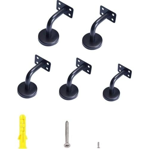 New Sturdy Handrail Bracket, Solid Banister Rail Bracket, Stair Handrail - 5PCS - Flat Joint 60X60mm