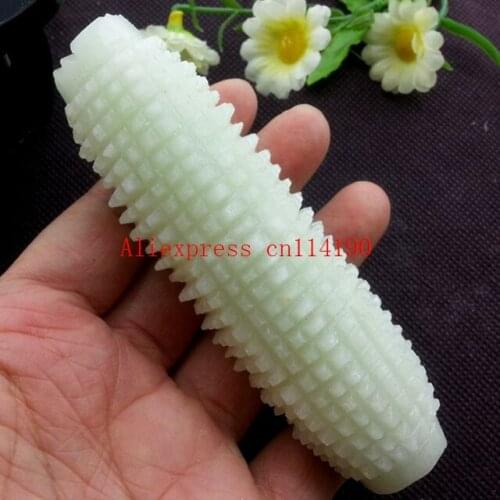Wholesale Shape of corn Massage & Relaxation Accessories Body Health Jade Stone Foot Massage Acupressure Jade Stick