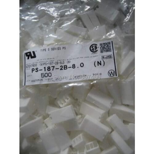 PS-187-2B-8.0 Housings white color Connectors terminals housings 100% new and original parts PS-187-2B-8.0 (N)