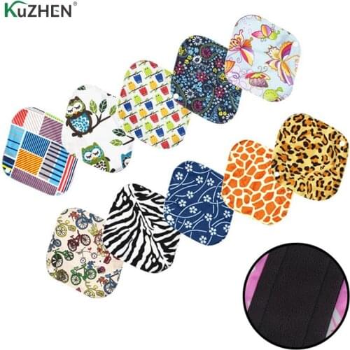 Reusable Print Eco Life Panty Liner Cloth Menstrual Pad Mama Sanitary Soft Washable Charcoal Period Napkins