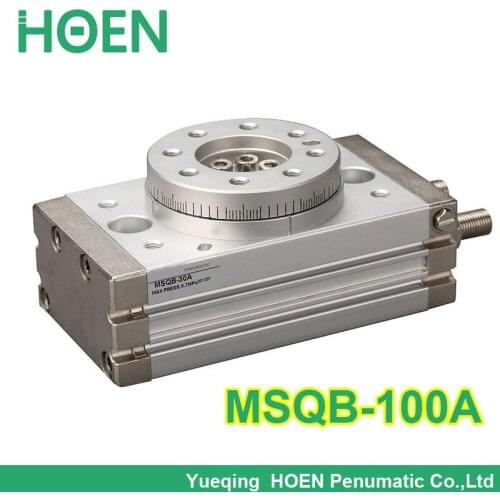 Rotary Table/Rack and Pinion Type MSQB100A MSQB100R Double Acting Rotary Cylinders MSQB 100A MSQB 100R