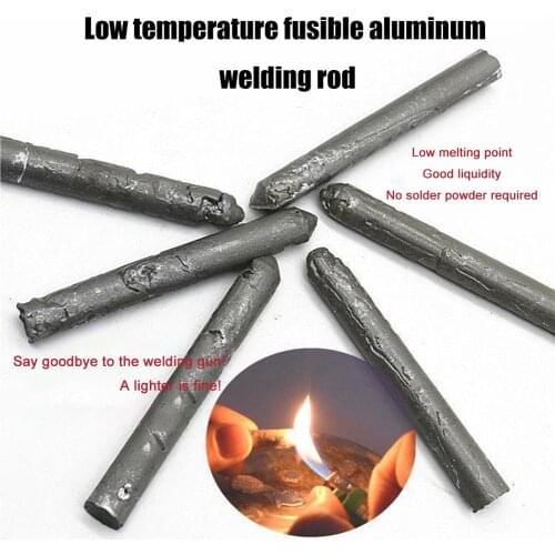 3PCS Powder Cored Aluminum Welding Rod Low Temperature Easy Melt Weld Bar Cored Wire Soldering Rod Tool for Metalworking Solder