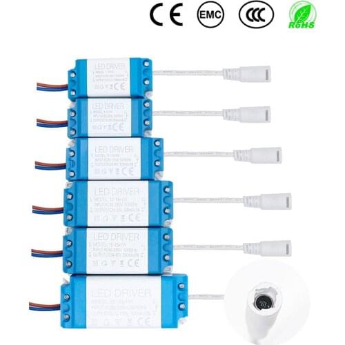 LED Driver With 5.5*2.1mm Female Connector 1W-36W Power Supply Constant Current 300mA Lighting Transformers For LED Light strip