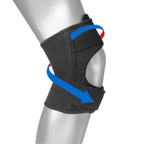 1PCS Breathable Knee Support Brace Sports Training Elastic Adjustable Knee Strap Belt Volleyball Basketball Knee Cap Wrap Band