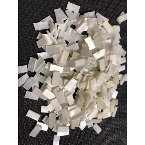 20 Pcs natural decorate Inlay material 8*4mm white pearl sea shelll blanks