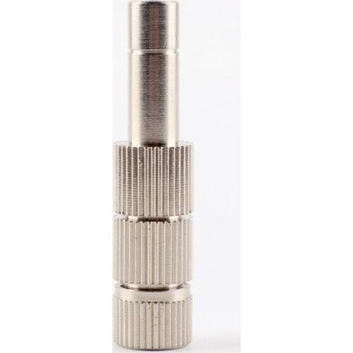 8PCs 6mm Fogging Sprinkler Atomizing Sprayer Filter Screen Wet Cooling Brass High Pressure Garden Plant 8 Apertures Agriculture