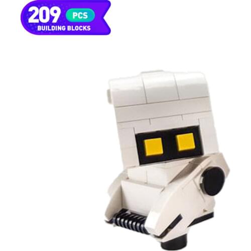 Moc Animation Robot Classic Movie City Cleaning Machine Robot Waste Sorter Building Block Assembly Model Toys for Boys Gift