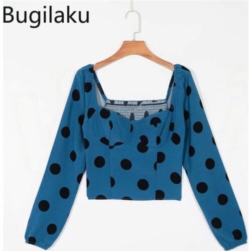 Блузки в горошек Bugilaku China At AliExpress