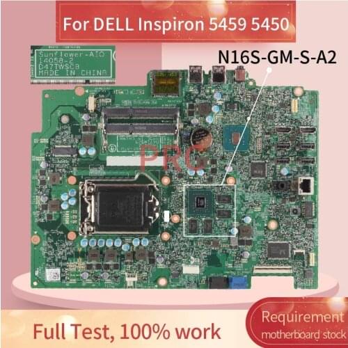 CN-0WCWFJ 0WCWFJ For DELL Inspiron 5459 5450 Notebook Mainboard 14058-2 SR2CA N16S-GM-S-A2 DDR3 Laptop Motherboard
