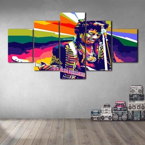Jimi Hendrix Picture Home Decor Nordic Canvas Painting Wall Art Posters and Print No Frame