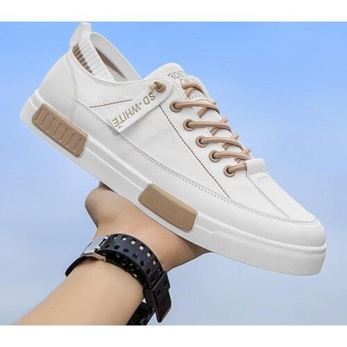 2021 Mens Casual Ice Cloth Breathable Board Shoes Small White Shoes Mens Casual Shoes Fashion Sneakers Zapatillas De Hombre