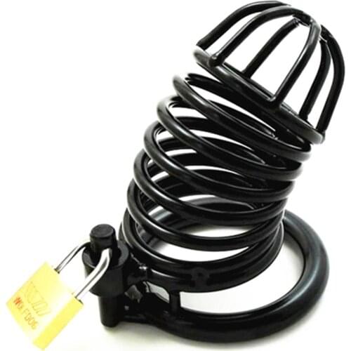 Male Chastity Devices Metal Cock Cage Mens Chastity Belt Penis Lock Bondage Alloy Cock Ring Sex Equipment For Man penis toy