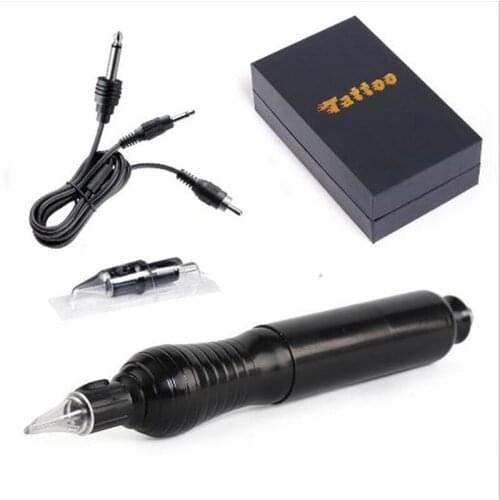 Complete Professional Tattoo Machine Kit Sets rotary tattoo pen gun machine permanent make up pen eyebrow lip line eye line