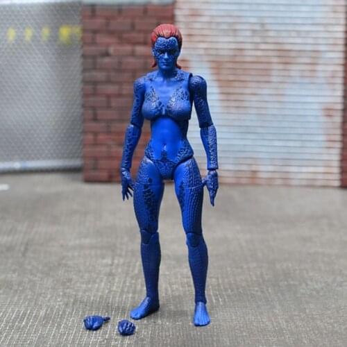 Genuine Hasbro Marvel Legends Domino Mystique Deadpool Movie Version Movable Model Hand To Do