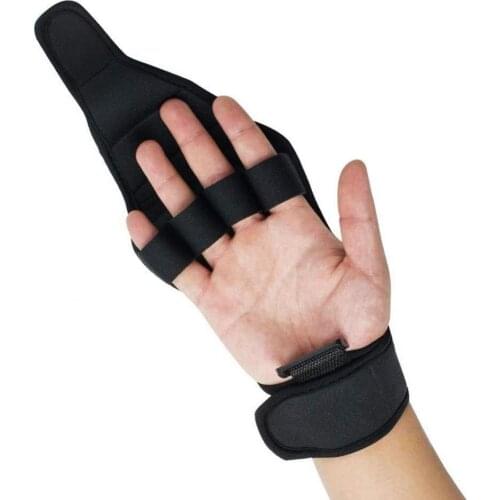 1Pc Auxiliary Fixed Gloves Rehabilitation Training Tool Hand Fist Finger Gloves For Stroke Hemiplegia Patient