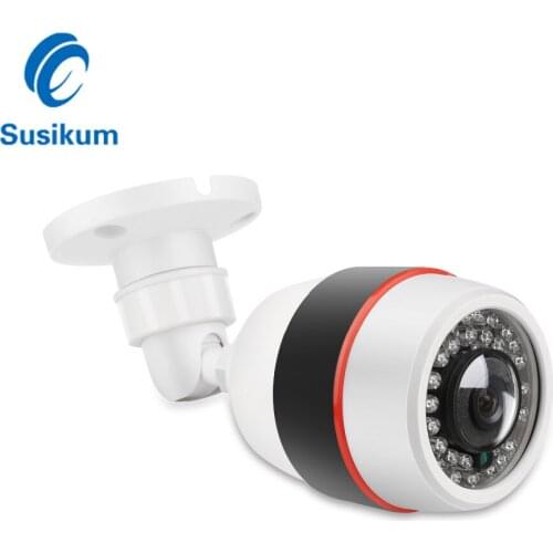 Plastic Bullet Security Camera AHD 5MP 36Pcs IR Leds IR 20M 180 Degree Fisheye Lens Video Surveillance CCTV Cameras