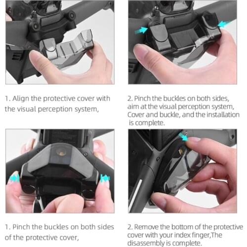 Anti-Collision Anti-Drop Protector Compatible with FPV COMBO Drone Props,Anti-dust Cover for Drone R1WC Wholesalse