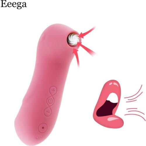 Sucking Vibrator Clit Vagina Stimulator 10 Speed Sex Toy Sucker Nipple Clitoral Vibrator Silicone Licking Sex Toys for Women