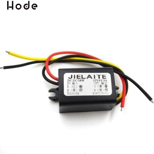 Waterproof DC-DC Converter Regulator 12V Step down to 6V 18W Max 3A