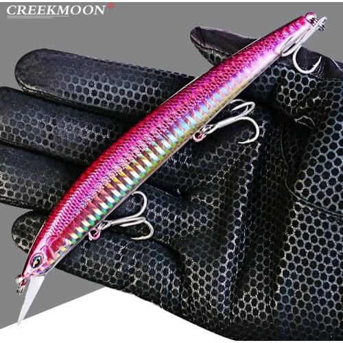 10pcs/set 150mm 18.6g Hard Bait Minnow Wobblers Fishing Lures Depth 1.2-2.7m Triple 6# Hooks Bass Pike Baits Sinking or Floating