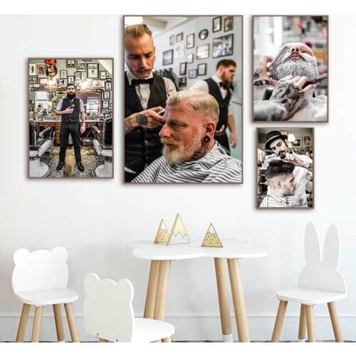 DIY 5D Diamond Painting Barber Shop Flower Handmade Square or Round Diamond Semi-finished Home Commemorative Gift