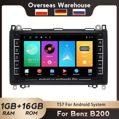 TomoStrong Android 16G RAM Car DVD Multimedia Player Navigation GPS For Mercedes Benz B200 A B Class W169 W245 Viano Radio WIFI