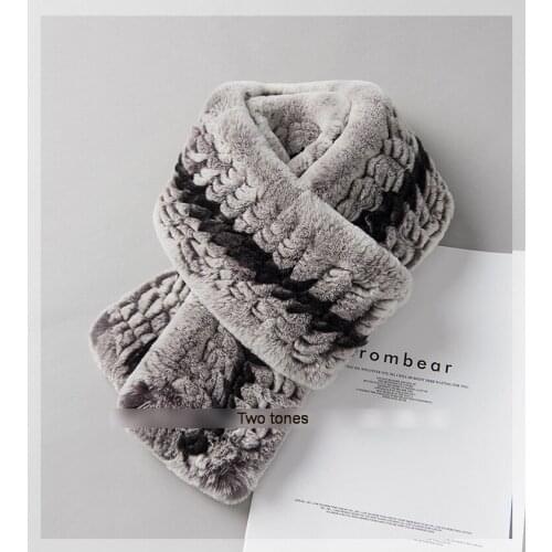 Free Shipping Mens New Genuine Rex Rabbit Fur Scarf Knitted Fur Shawl Winter Real Fur Poncho Wholesale Retail OEM