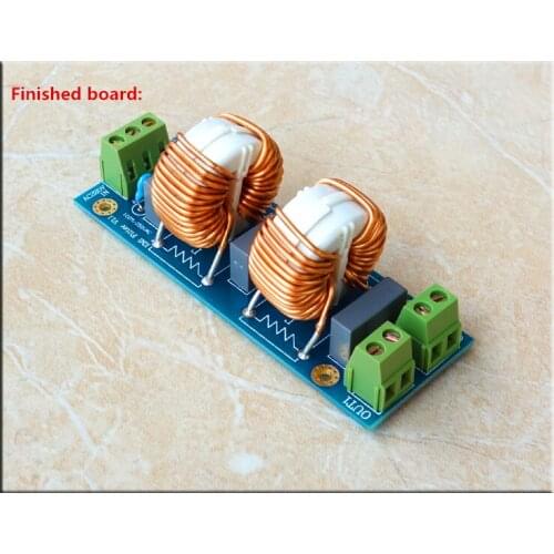 Power Supply Filter Two levels Inductance Filter 18A EMI Filter Borad for Speaker Protection Pre-amp amplifier Finished board