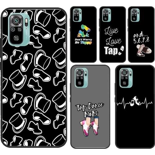Tap Dance Shoe Case For Xiaomi Redmi Note 10 9 8 Pro 9S 8T Soft Cover For Redmi 9 9A 9C 9T 8A K40 Funda