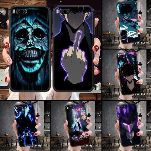 Solo Leveling Phone Case For Xiaomi Mi Note 8 9 10 11 9T 10T A3 Lite Pro Ultra black pretty bumper trend prime silicone cover