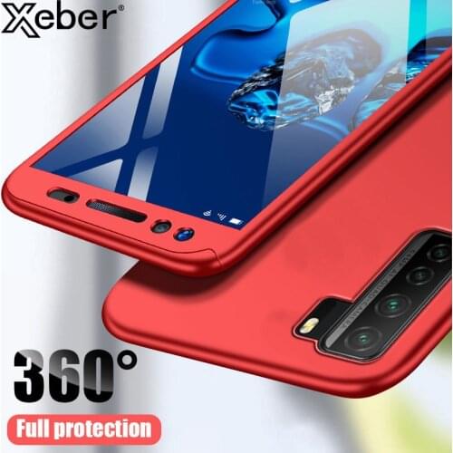 360 Full Cover Shockproof Cell Phone Case For Huawei Mate 30 20 10 Pro P30 P20 P40 Lite P Smart Plus With Tempered Glass Cover