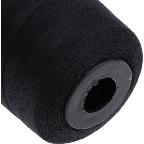 Black Cotton Thread For Wig Making Blocking Knitting Modeling Craft 902 Yard