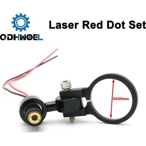 Diode Module Red Dot Set Positioning DC 5V for DIY Co2 Laser Engraving Cutting Head