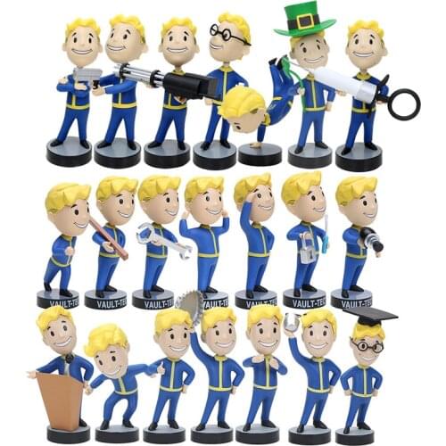 21styles Vault Boy Bobbleheads Series 1 2 3Vault figure PVC Action Figure Games Character For Kid Toys christmas