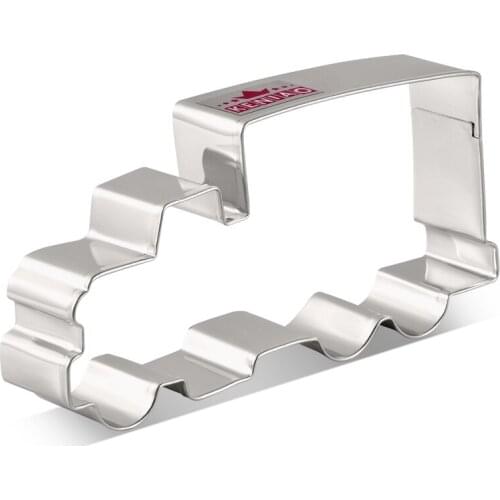 KENIAO Truck Cookie Cutter - 12.2 x 5.8 cm - Vehicle Biscuit and Fondant Cutter for Kids - Stainless Steel