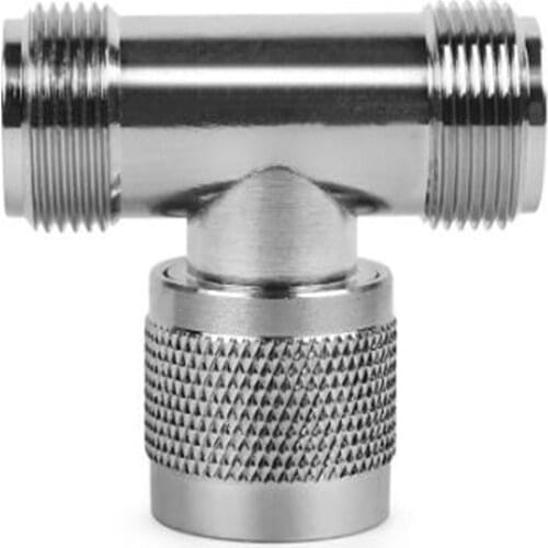 RF Coaxial Connector N Plug Male to 2x N Female for for Antenna Mobile Repeater Booster Amplifier RF Connector